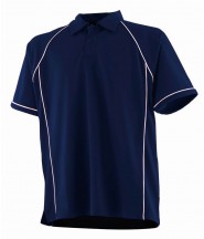 Boy or Girl P.E. Sports Top - (Navy/White) with Logo - Rawlins